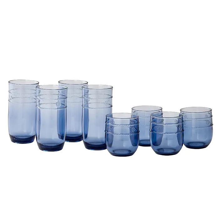 Isabella Acrylic Blue Large Beverage