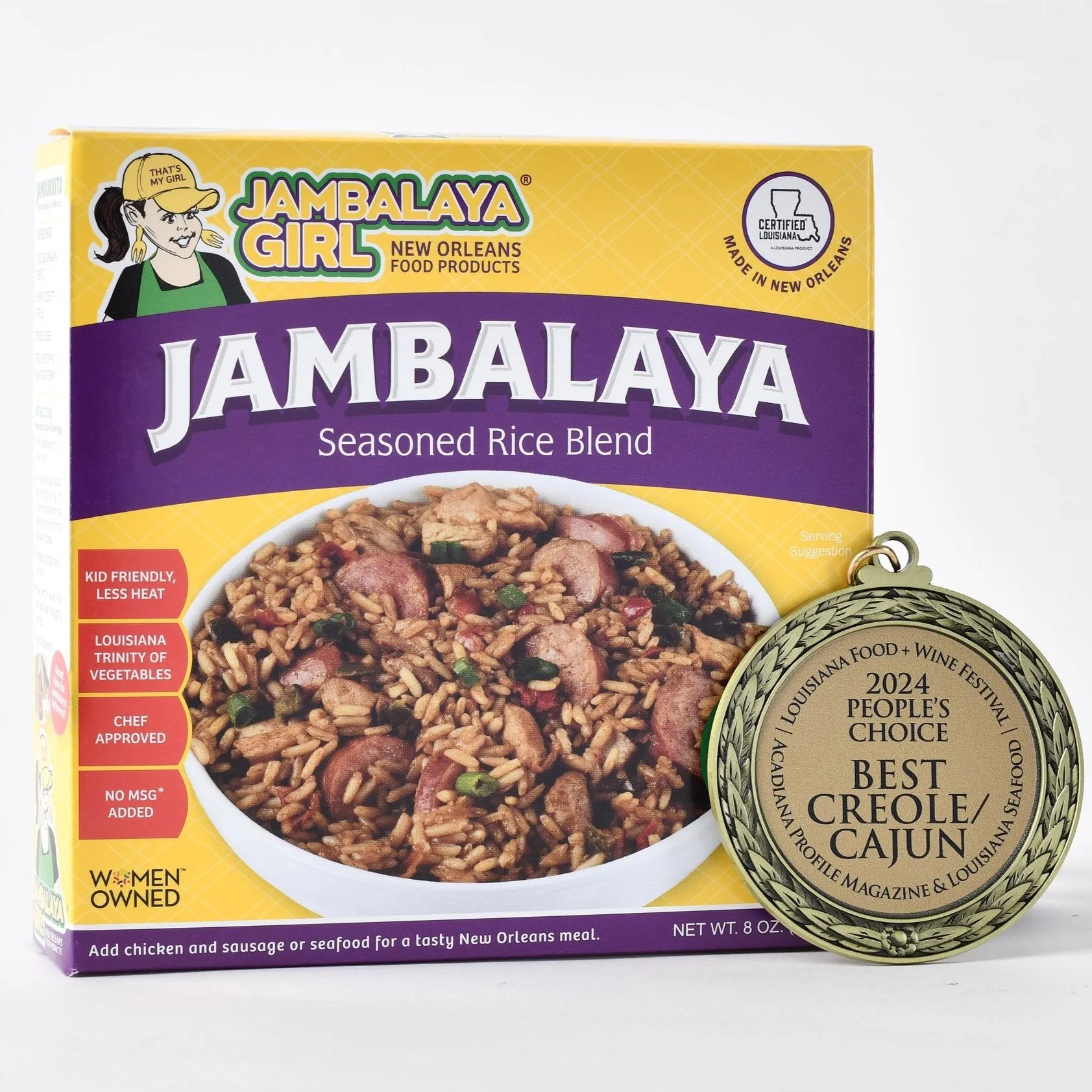 Jambalaya Girl Jambalaya Seasoned Rice Blend, 8 oz