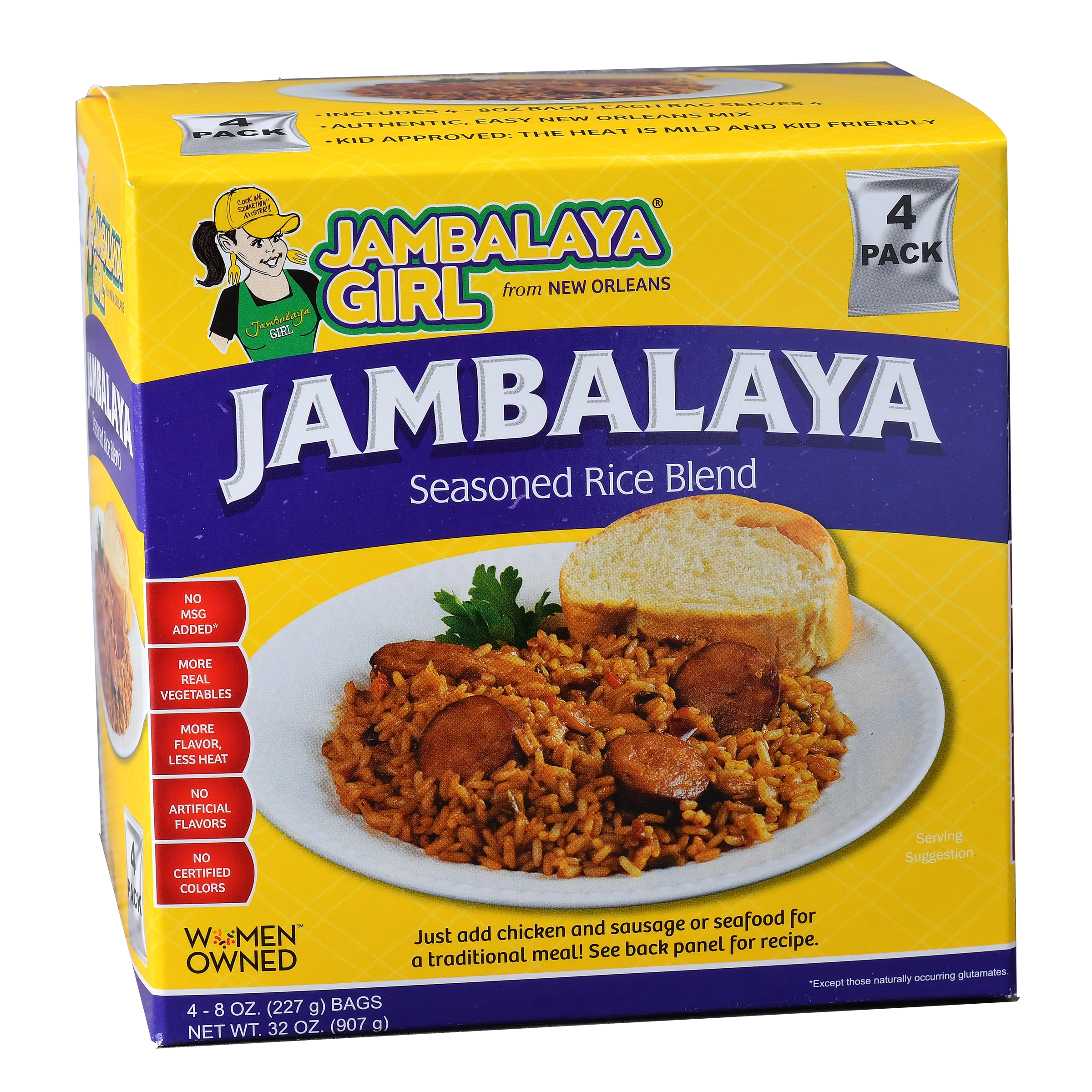 Jambalaya Girl Jambalaya Seasoned Rice Blend, 8 oz