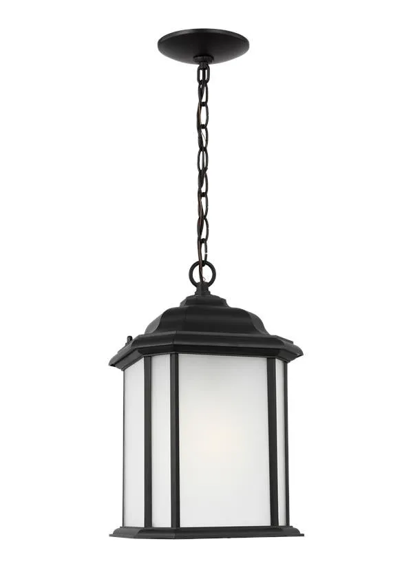 Kent Collection - One Light Outdoor Pendant | Finish: Black - 60531EN3-12