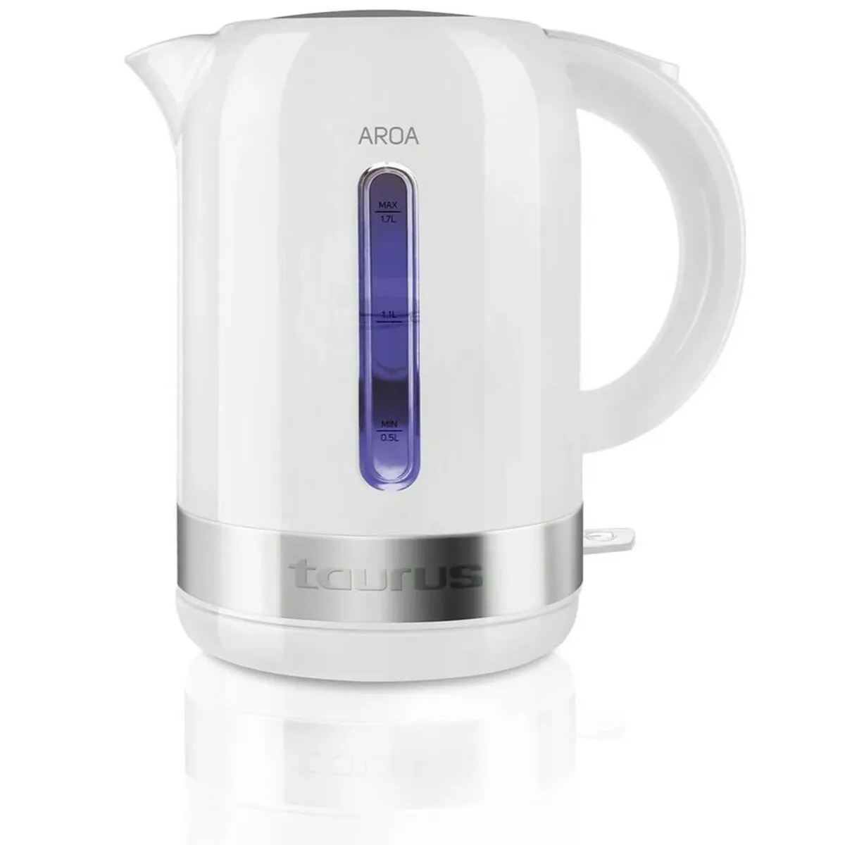 Kettle Taurus Aroa White Stainless steel 2200 W 1,7 L