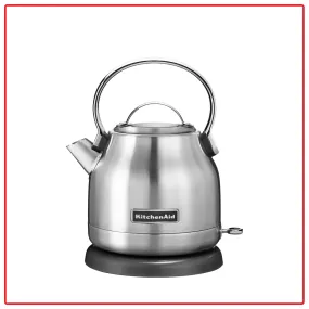 KitchenAid 5KEK1222BSX (Brushed Stainless Steel Cladding) 1.25L Stylish & Compact Design Electric Kettle