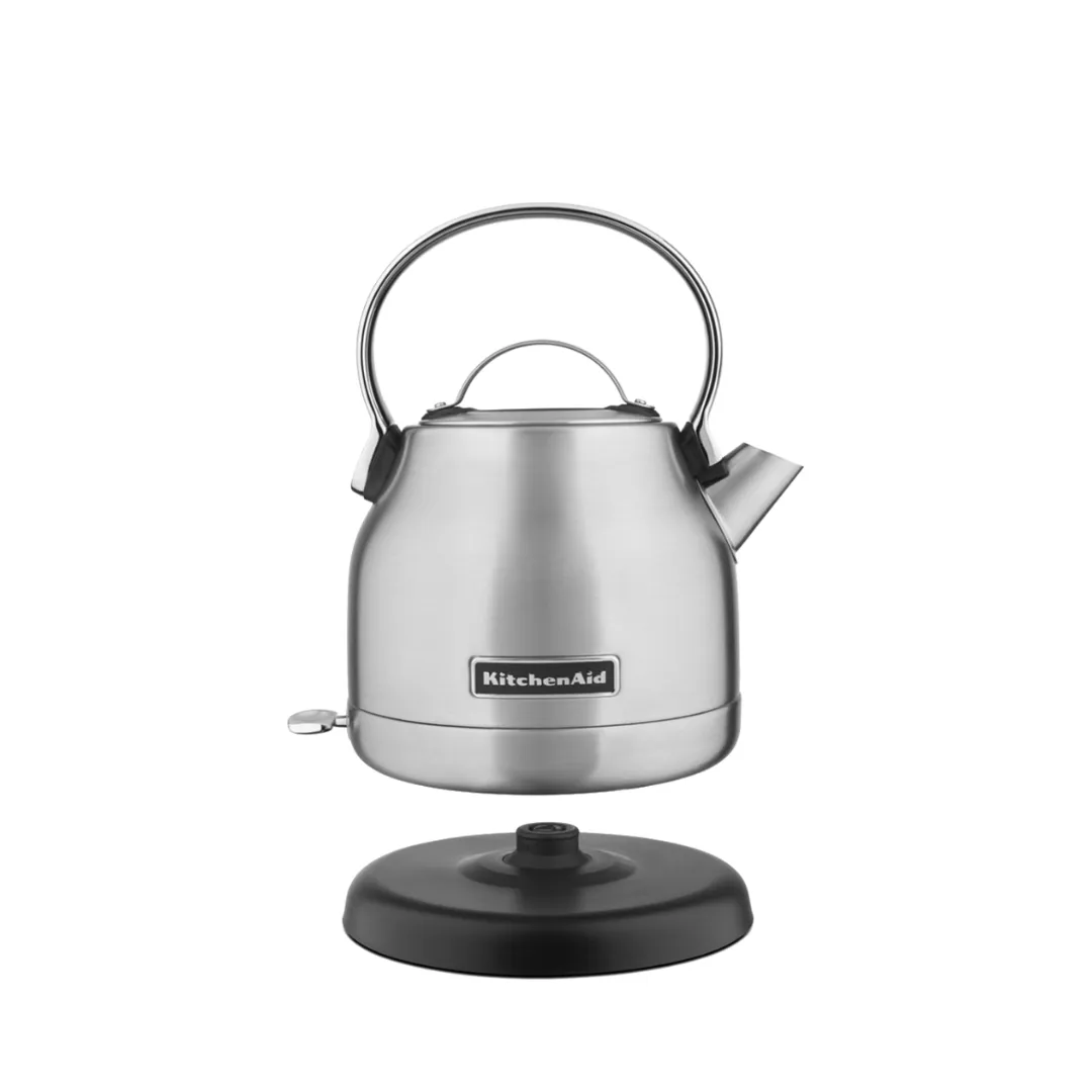 KitchenAid 5KEK1222BSX (Brushed Stainless Steel Cladding) 1.25L Stylish & Compact Design Electric Kettle