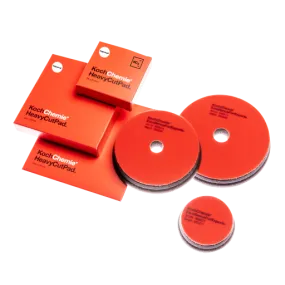 Koch Chemie Heavy Cut Foam Pad (Red Pad) Available in 3" & 5" & 6"