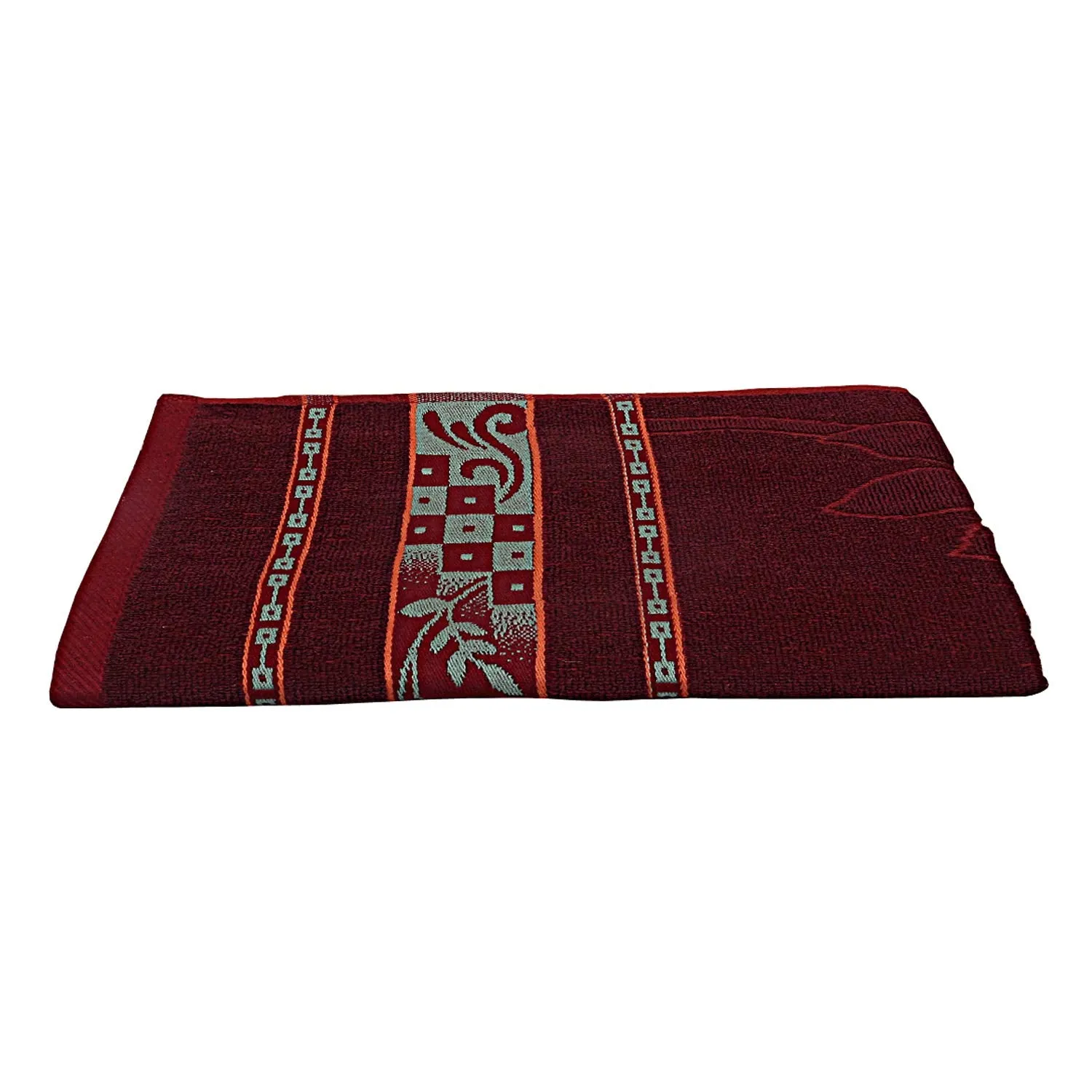 Kuber Industries 100% Cotton 3 Pieces Bath Towel 27" x54” (Maroon) -CTKTC8931, Standard