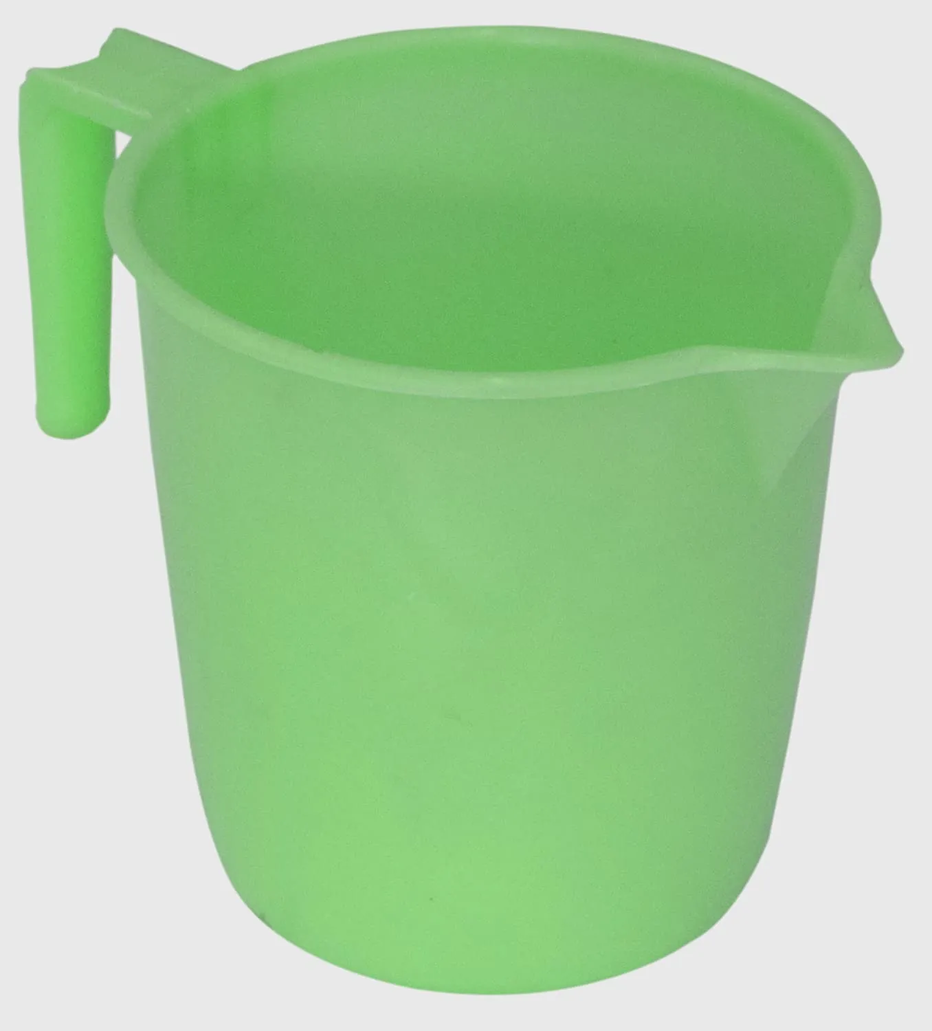 Kuber Industries 4 Pieces Plastic Mug, Stool, Dustbin & Tub Set (Green)