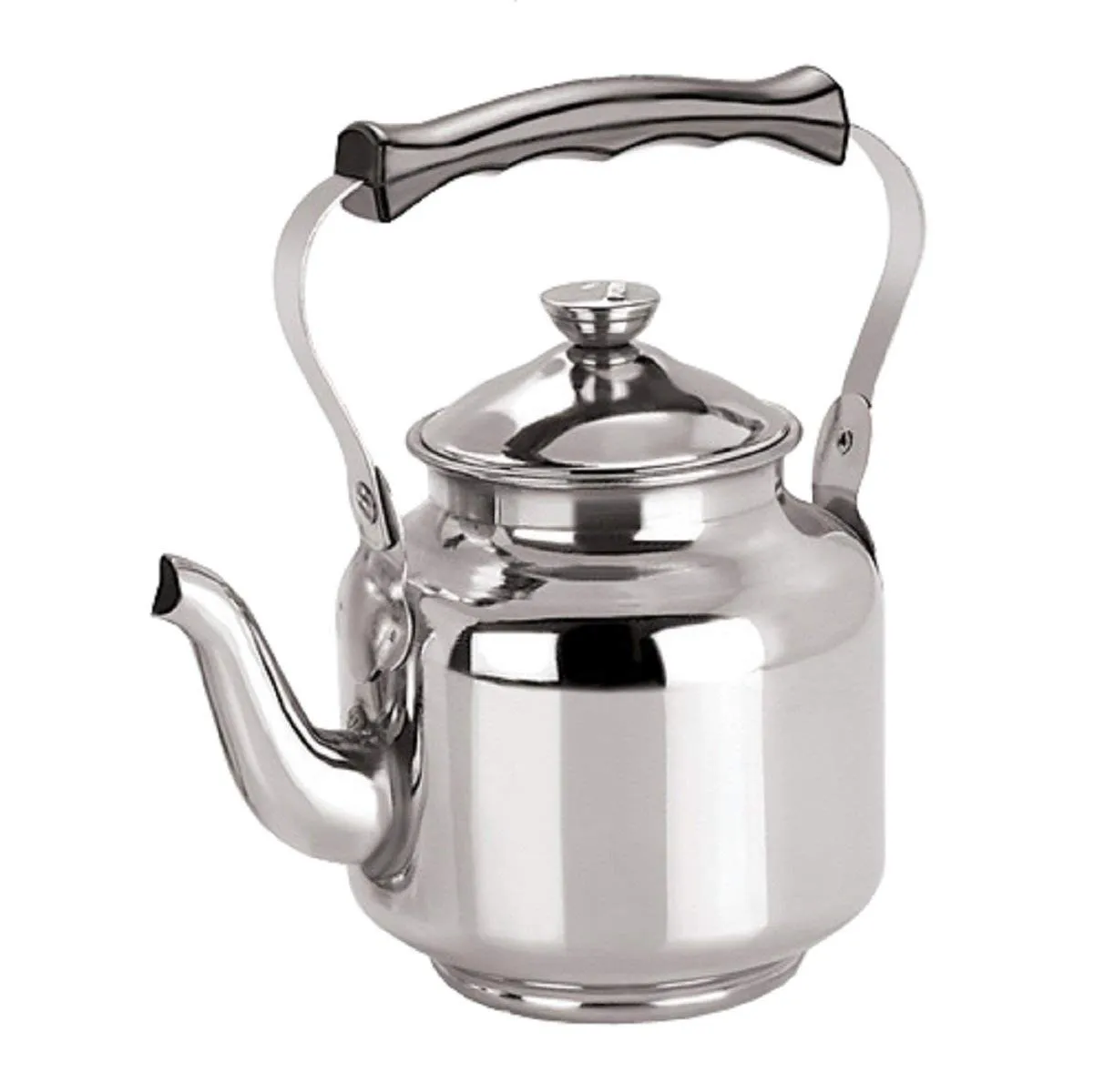 Kuber Industries Stainless Steel Tea Kettle/Hot Water Kettle Capacity Upto 20 Cups (Silver)