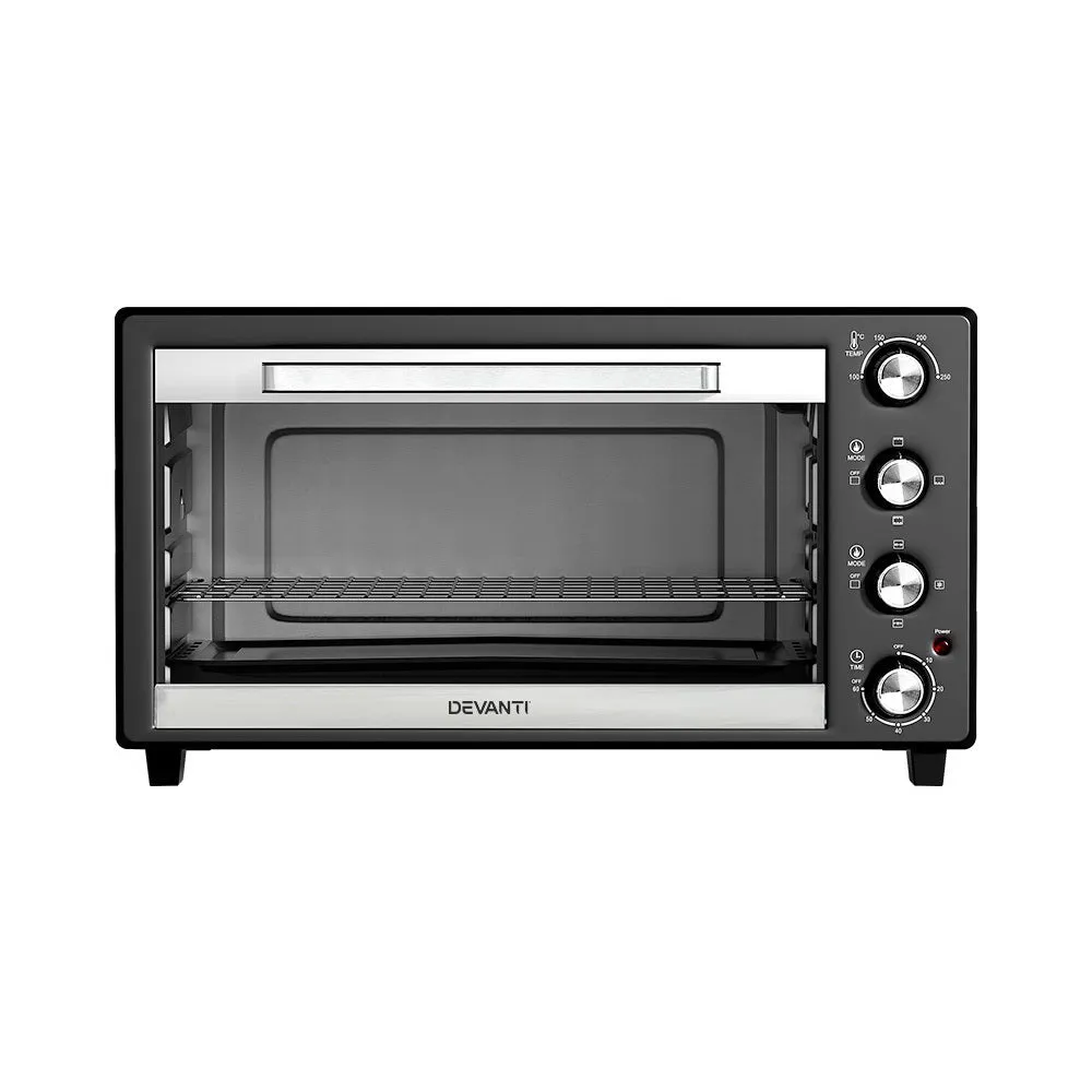 Large 45L Convection Oven with Rotisserie - Devanti