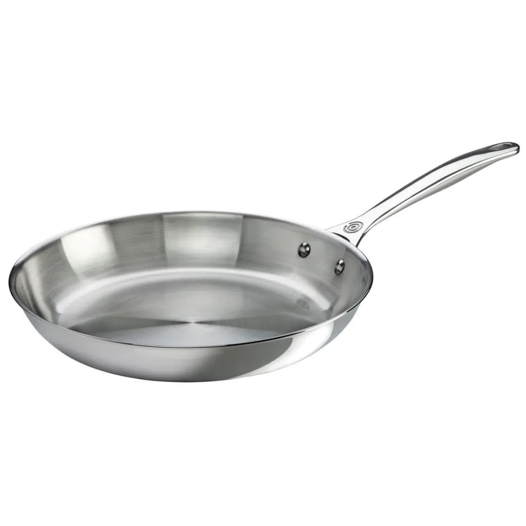 Le Creuset Signature Stainless Steel Uncoated Frying Pan 26cm