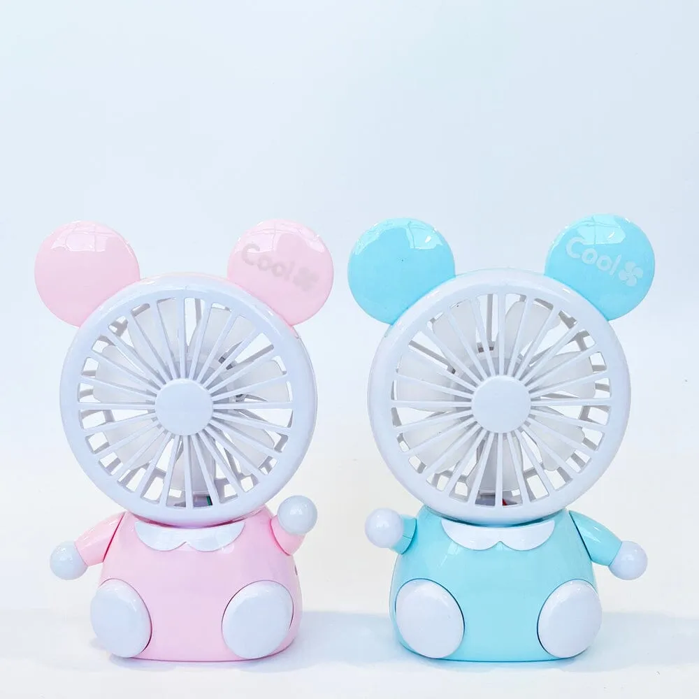 LED Mini Stand Rechargeable USB Fan 409 (6 units)