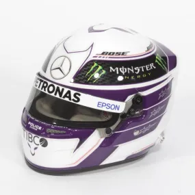 Lewis Hamilton Mini Helmet, Lewis Hamilton 2020 Silverstone, 1:2 scale, 2020