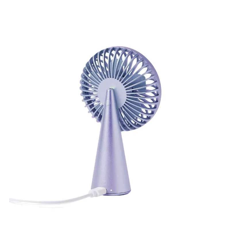 Lexon Wino Mini Portable Wireless Fan in light lilac