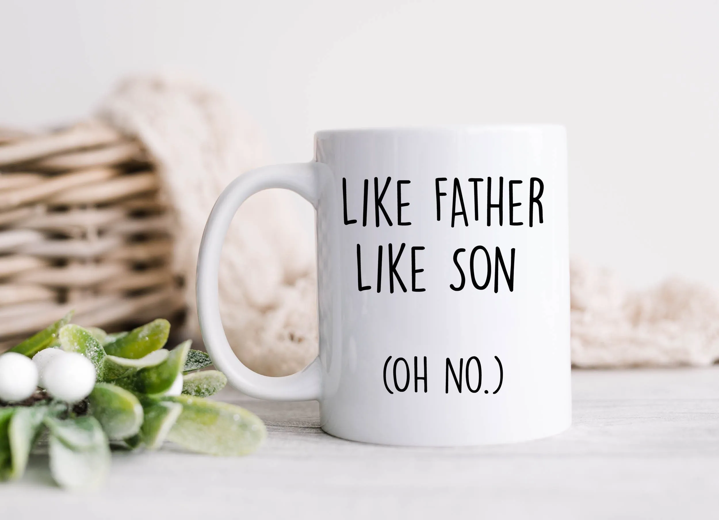 Like Father Like Son Mug Dad Coffee Cup Dad Joke Gift