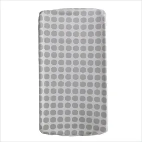 Living Textiles Change Pad Cover in Grey Mod Dot