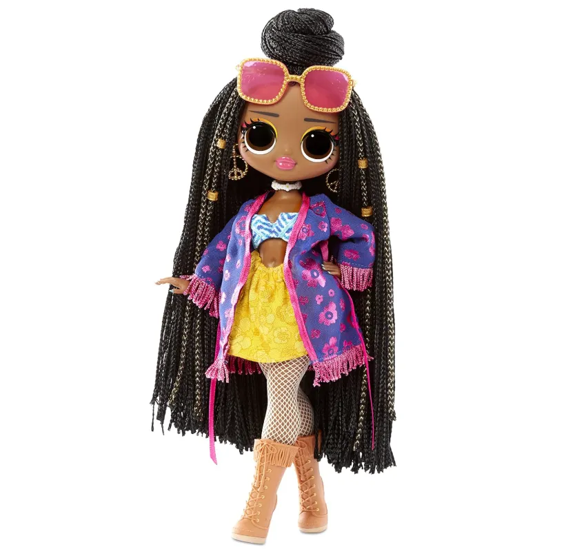 L.O.L. Surprise! OMG World Travel Sunset Fashion Doll with 15 Surprises Including Fashion Outfit, Travel Accessories and Reusable Playset – Great Gift for Girls Ages 4 ,Multicolor,576570