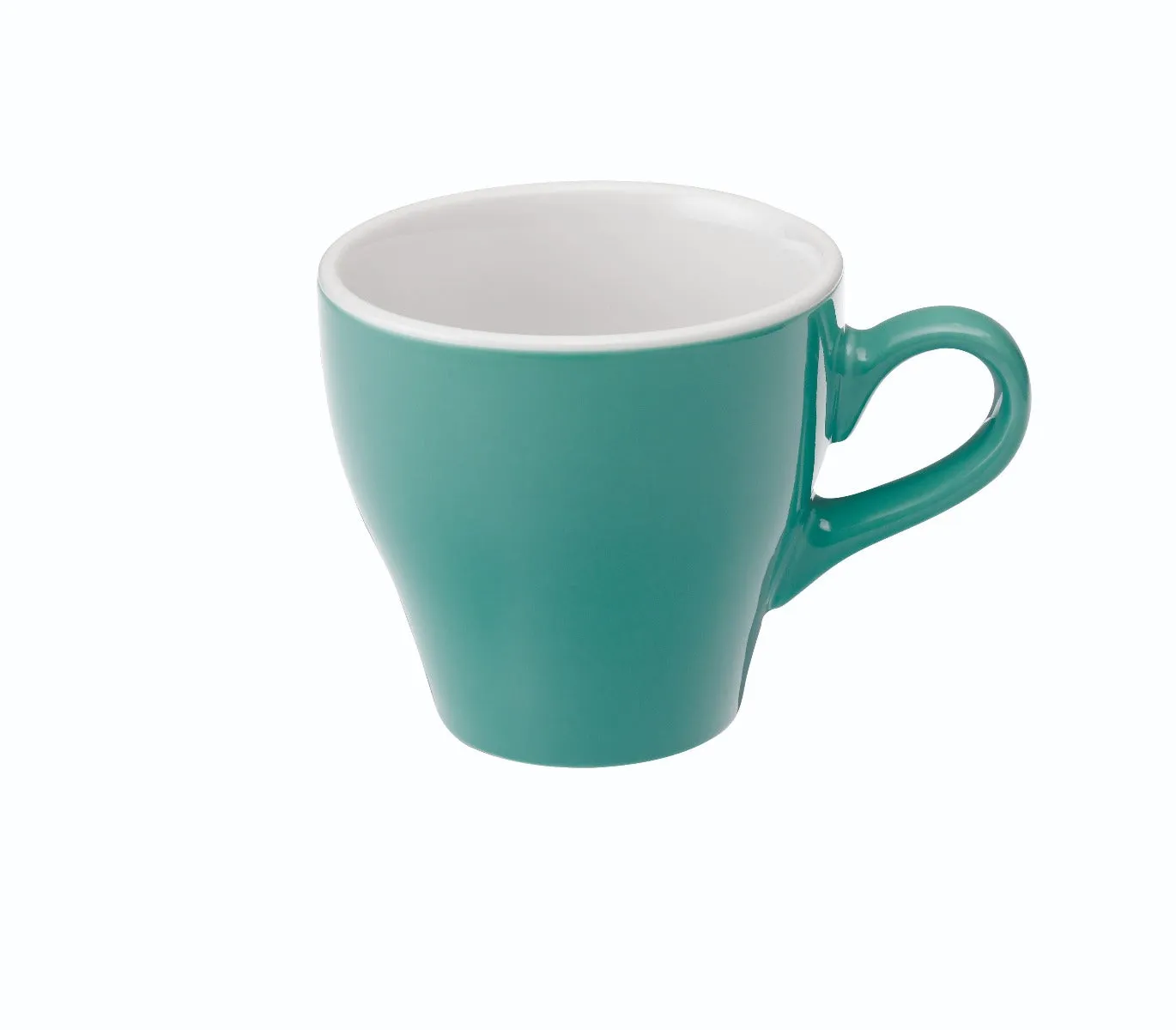 Loveramics Tulip Style Latte Cup & Saucer - Teal (9.5oz/280ml)