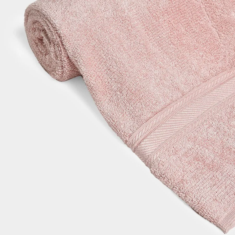 Luxe Pink Terry Bamboo Towel