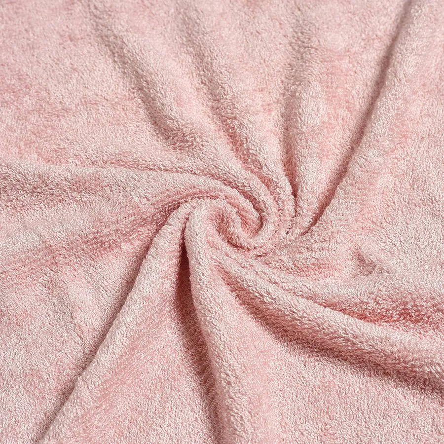 Luxe Pink Terry Bamboo Towel