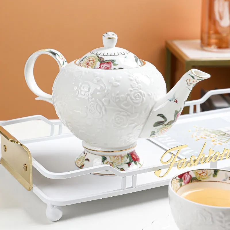 LUXURY FLORAL HIGH TEA SET