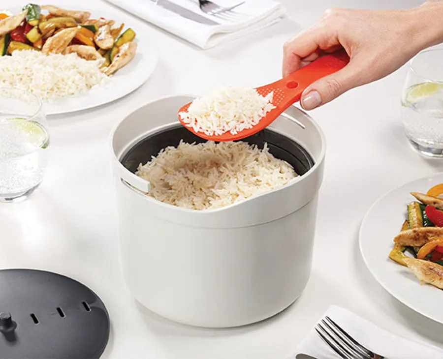 M-Cuisine™ White Microwave Rice Cooker