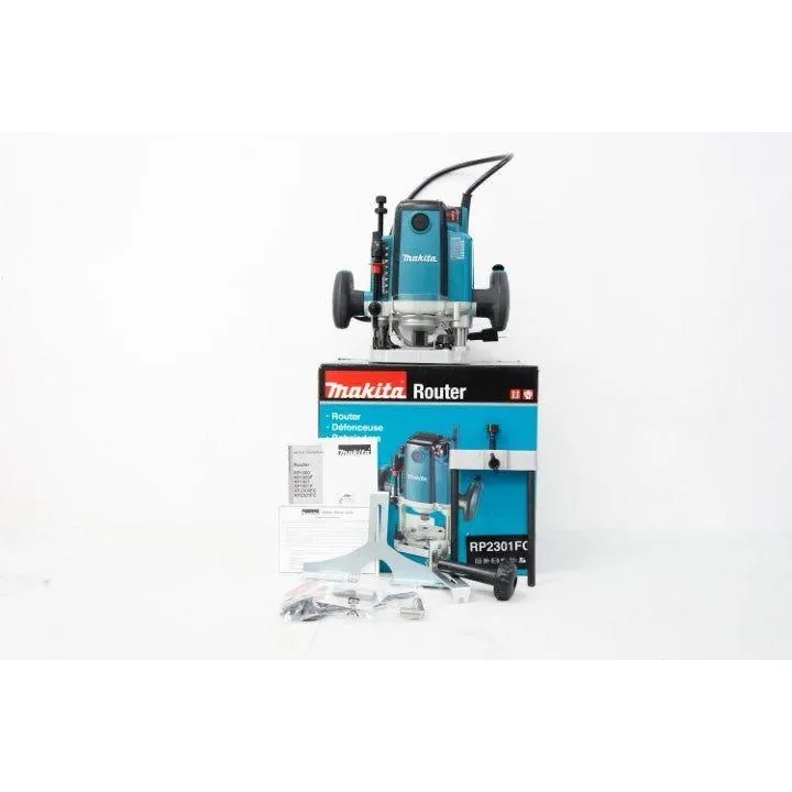 Makita RP2301FC Plunge Router (Variable Speed) [1/4&1/2"] 2,100W