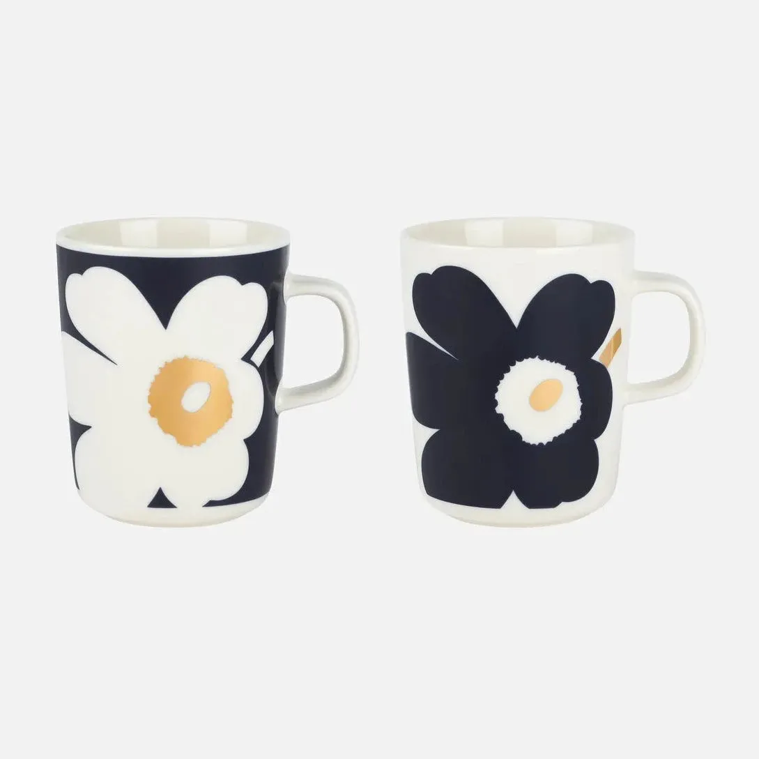 Marimekko Juhla Unikko Mugs, Set of 2