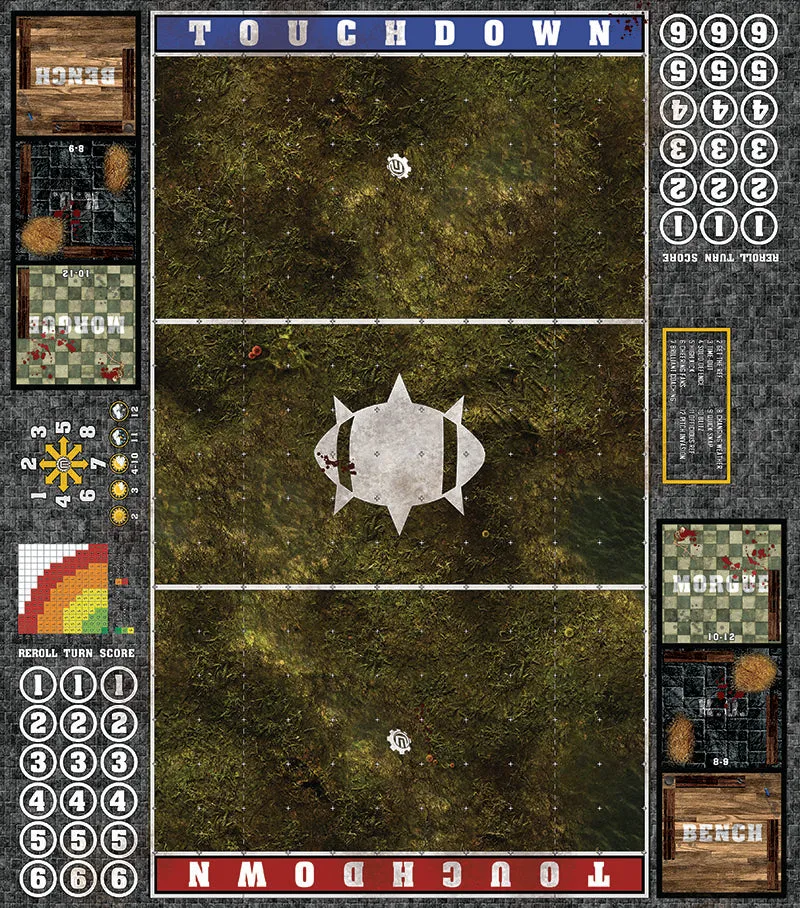 Mats by Mars:  Swamplands Fantasy Football Play Mat / Pitch