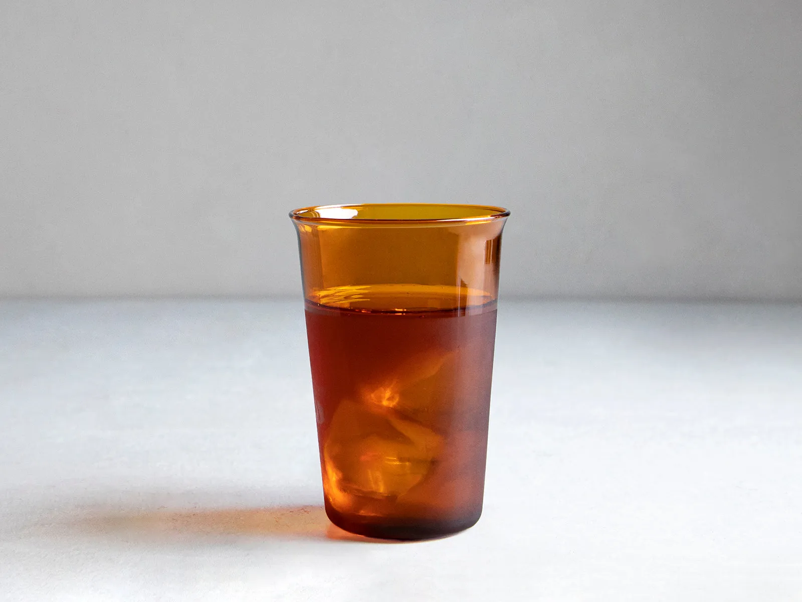 Medium Cast Amber Glass