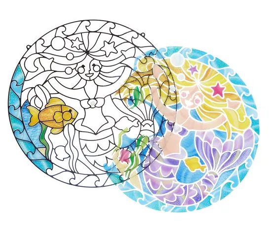 Melissa & Doug - Stained Glass Mermaid