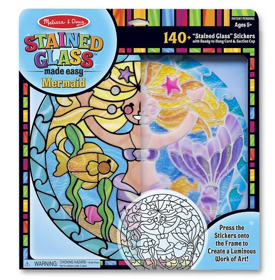 Melissa & Doug - Stained Glass Mermaid