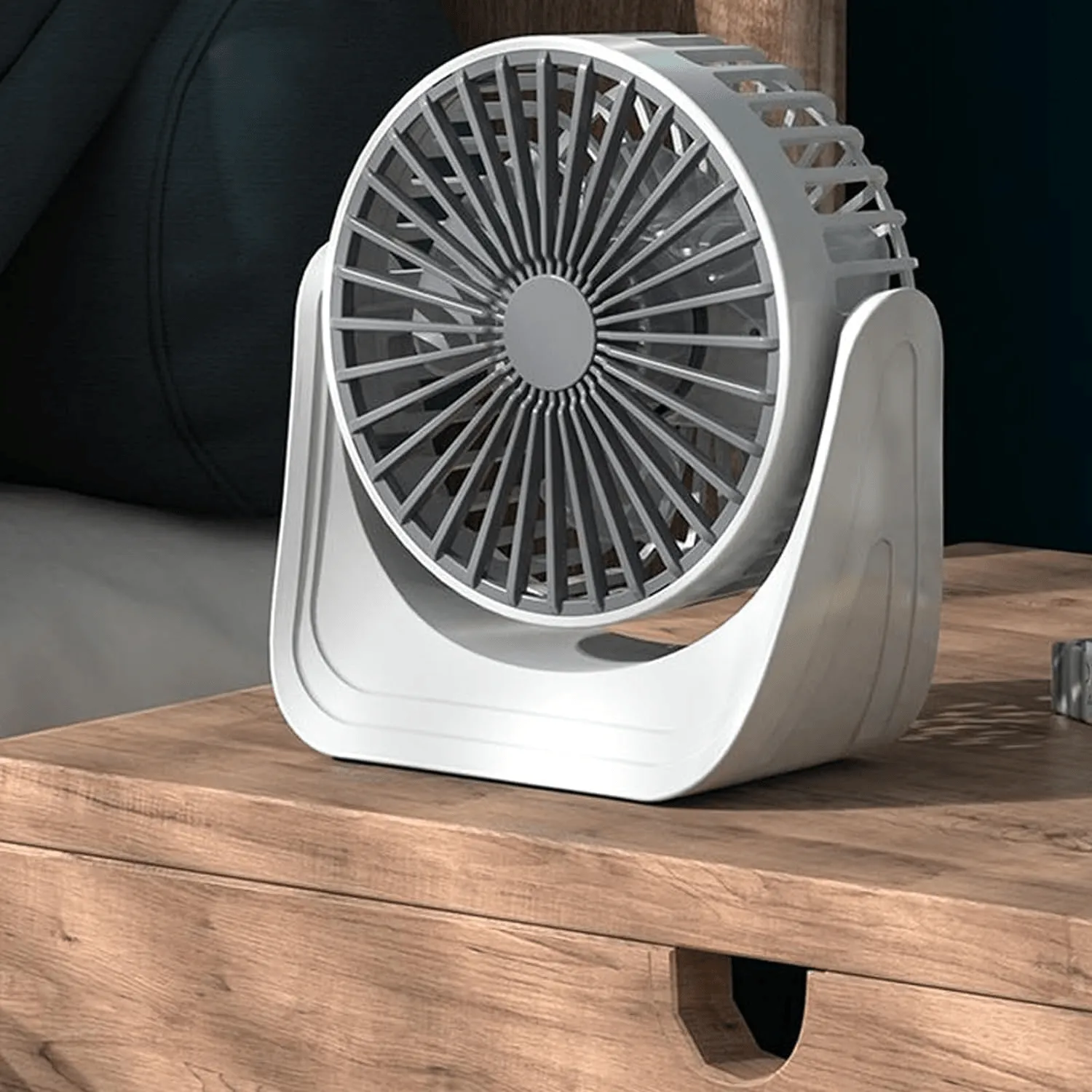 Mini Portable Quiet Operation USB Rechargeable Fan