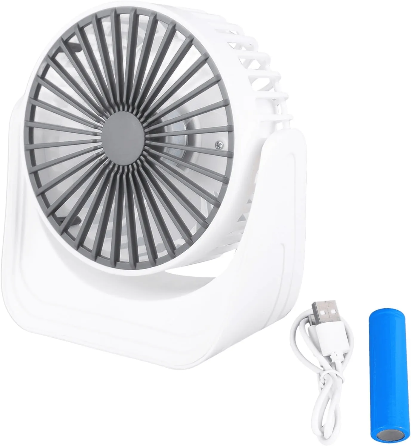 Mini Portable Quiet Operation USB Rechargeable Fan