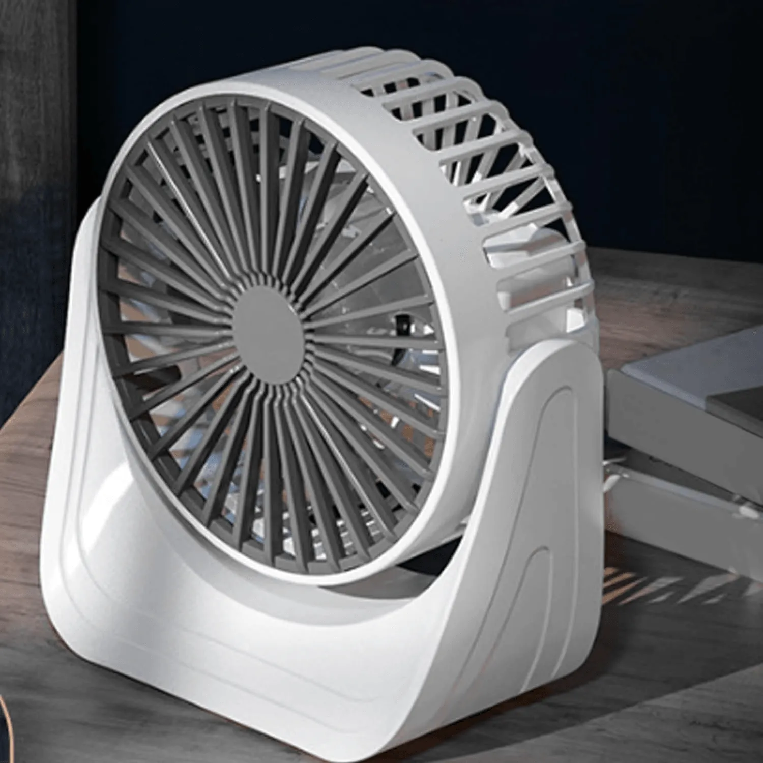 Mini Portable Quiet Operation USB Rechargeable Fan