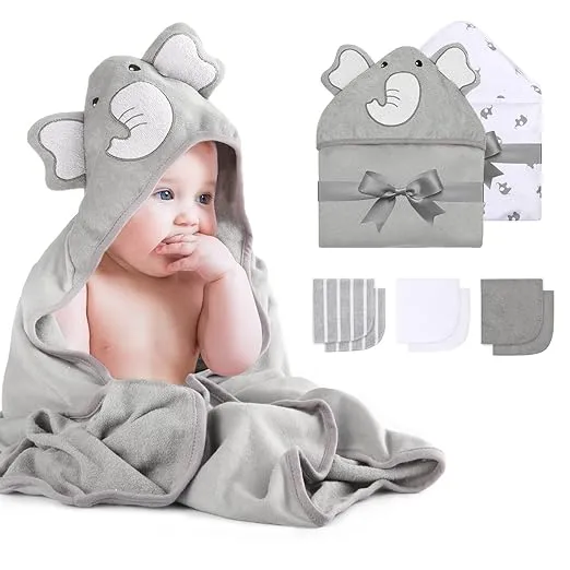 Momcozy Baby Hooded Towel