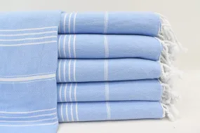 MONACO LIGHT BLUE TURKISH TOWEL