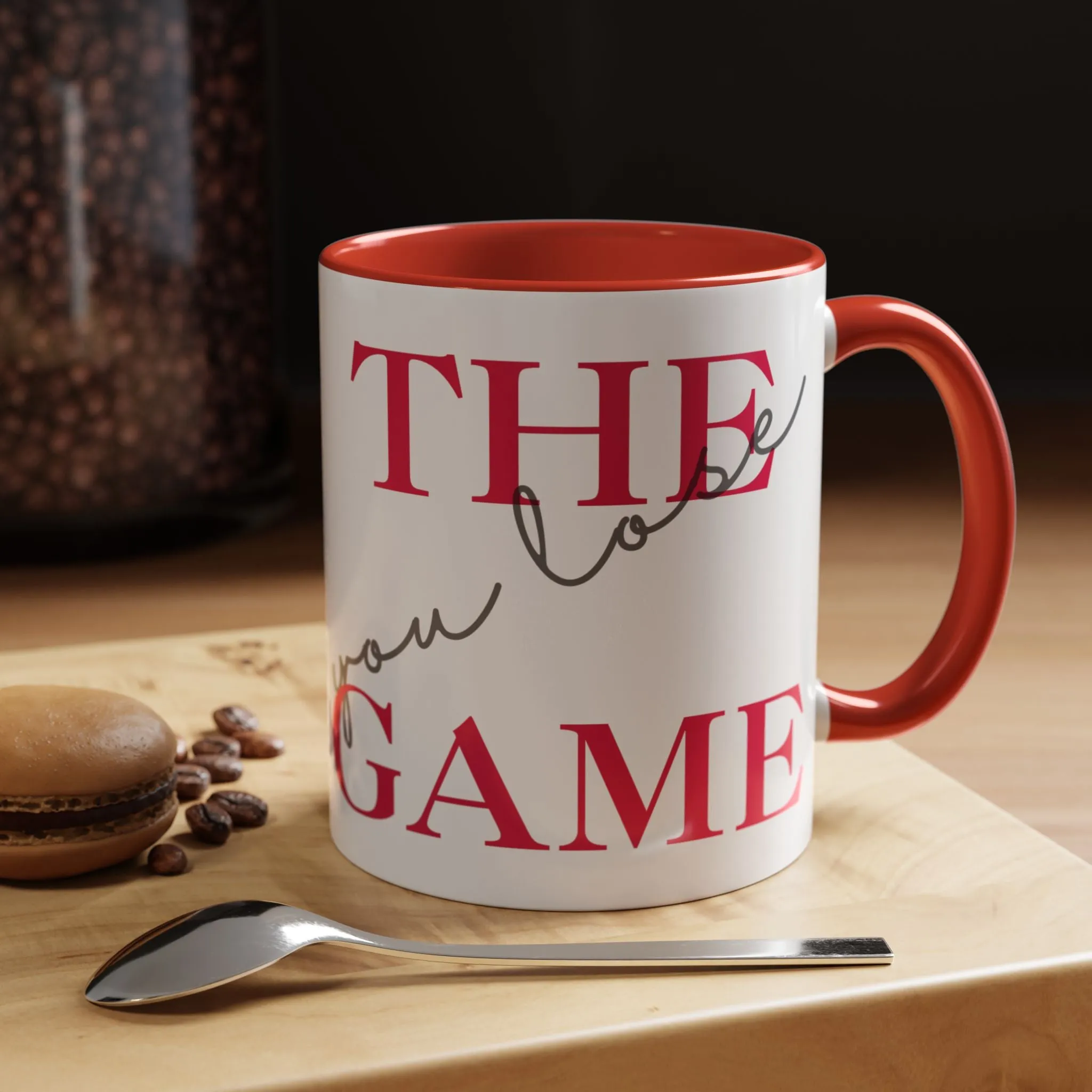 Motivational Accent Coffee Mug - 'The Game'