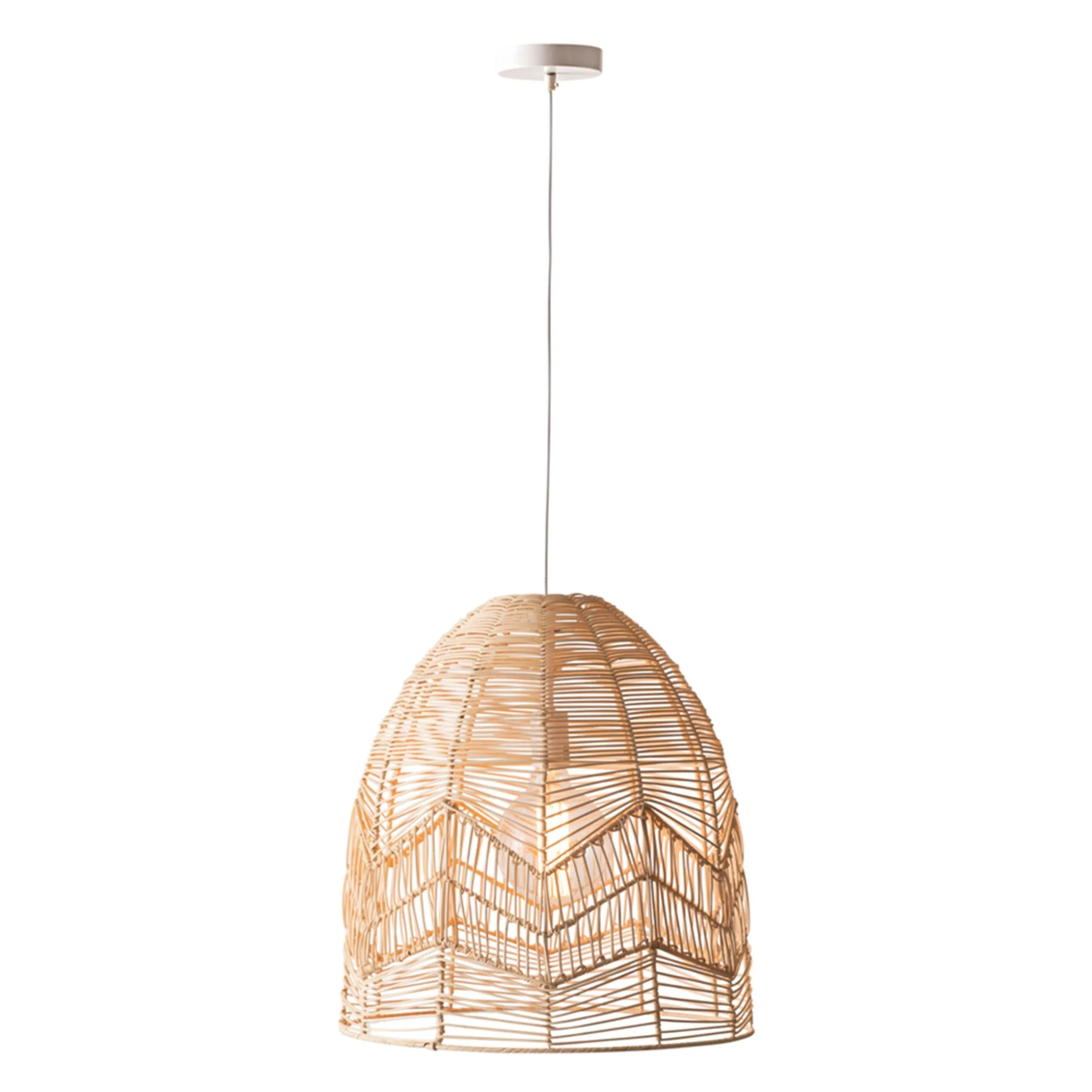 Naia Rattan Dome Pendant 56x51x51cm