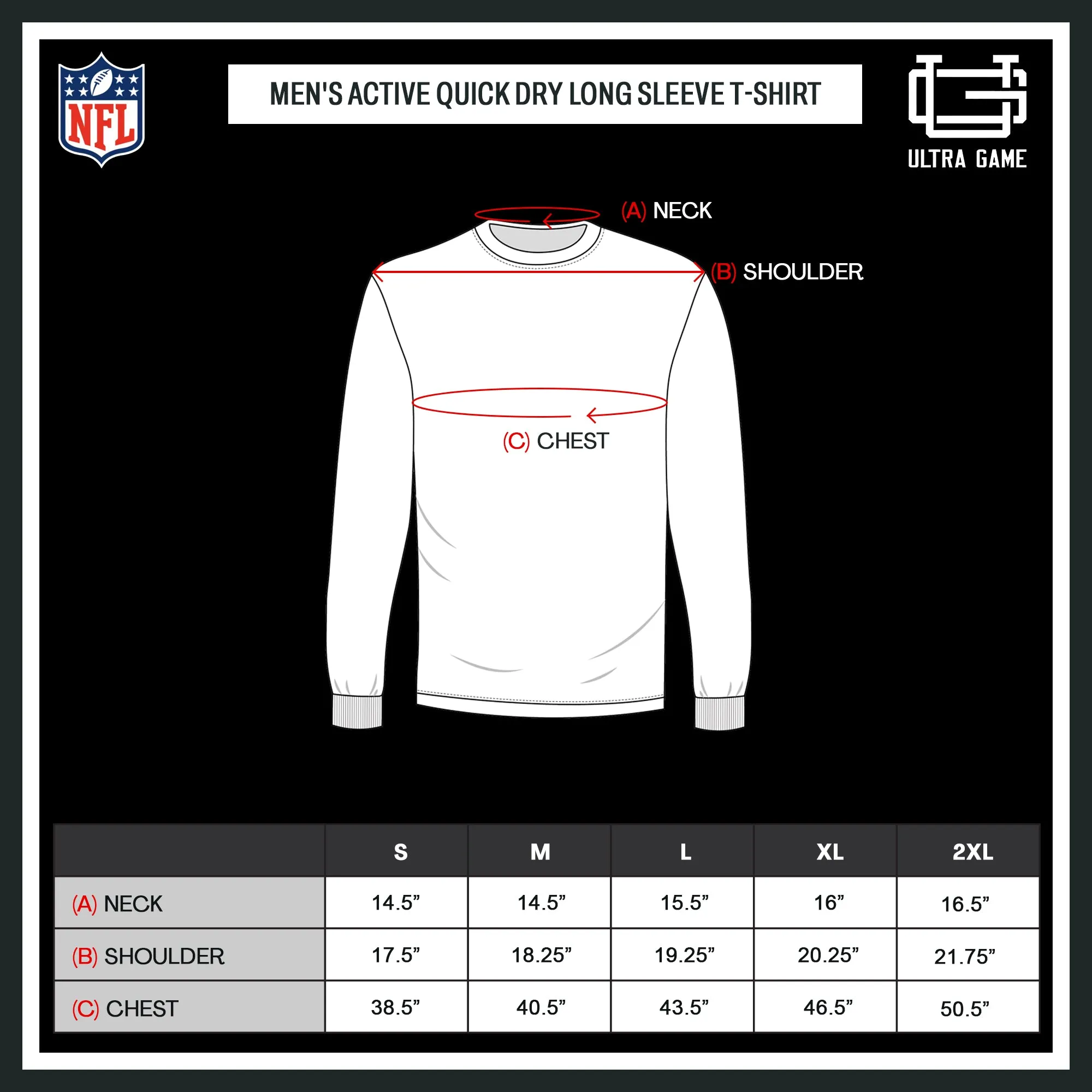 NFL Official Super Soft Game Day Long Sleeve T-Shirt|Detroit Lions