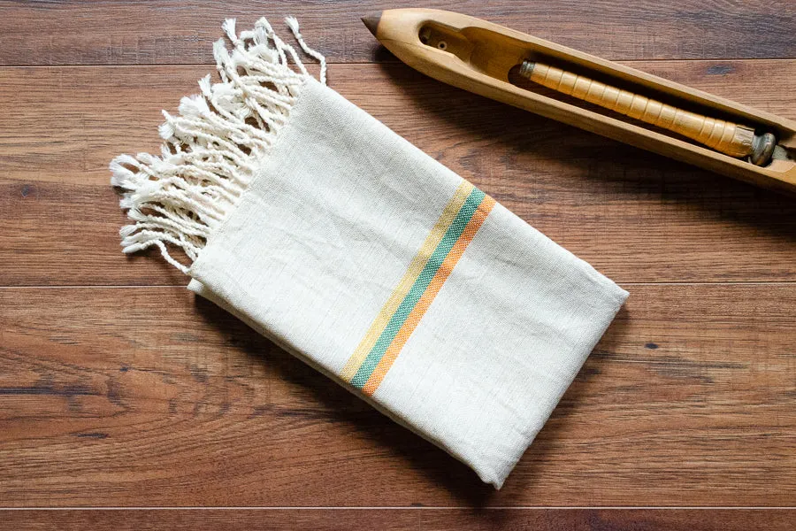 Olive Linen Hand Towel