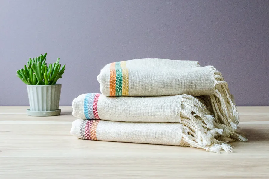 Olive Linen Hand Towel