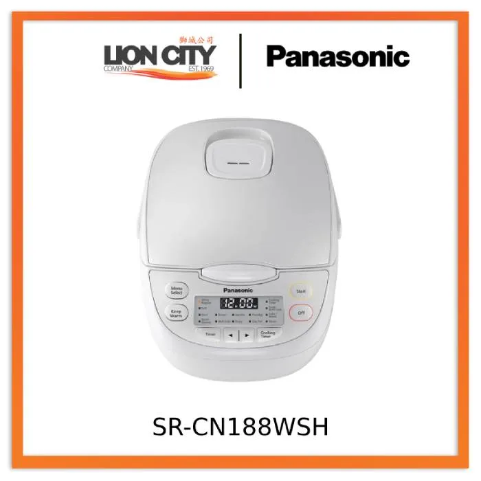 Panasonic SR-CN188WSH Fuzzy Logic Rice Cooker (1.8L)