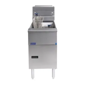 Pitco Twin Basket Single Tank Solstice Natural Gas Fryer SG14S