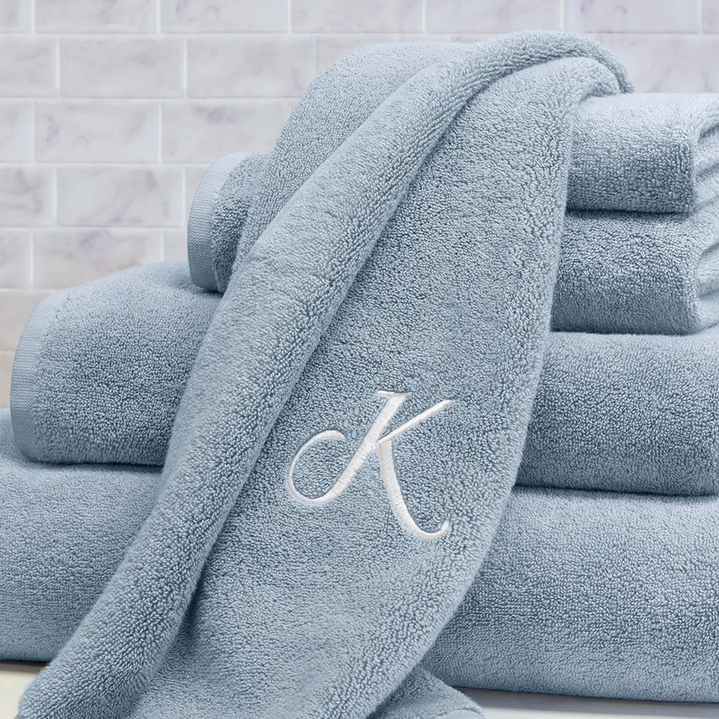 Plush Vista Blue Towel Essentials Bundle (2 Wash   2 Hand   2 Bath Towels)