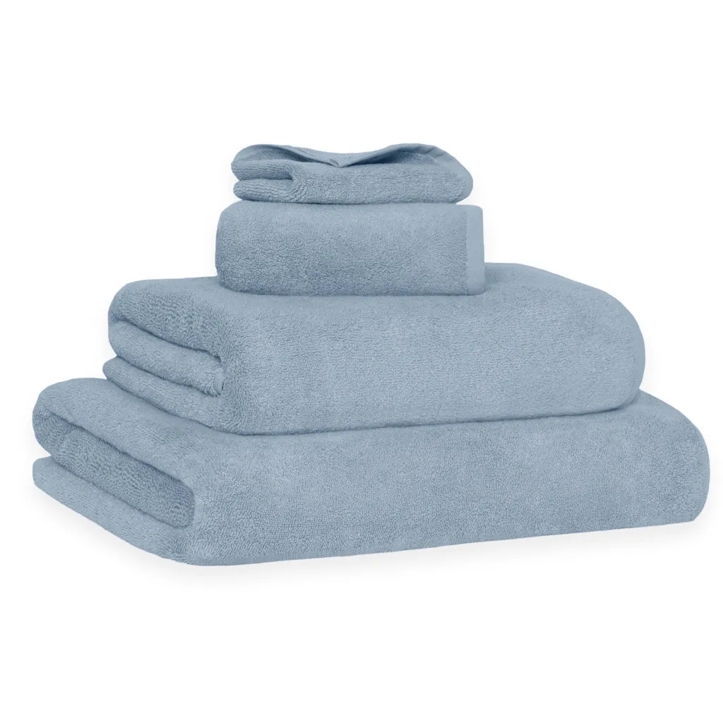 Plush Vista Blue Towel Essentials Bundle (2 Wash   2 Hand   2 Bath Towels)