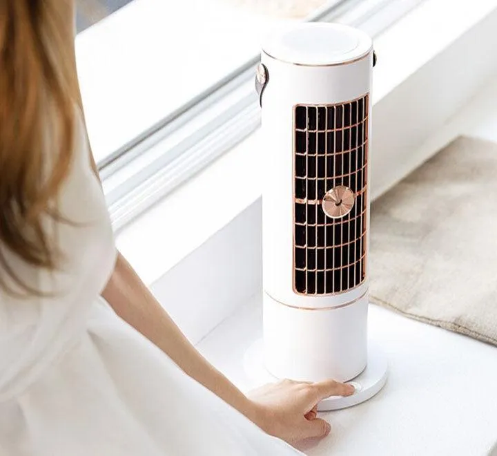 Portable Spray Oscillating Air Conditioning Fan