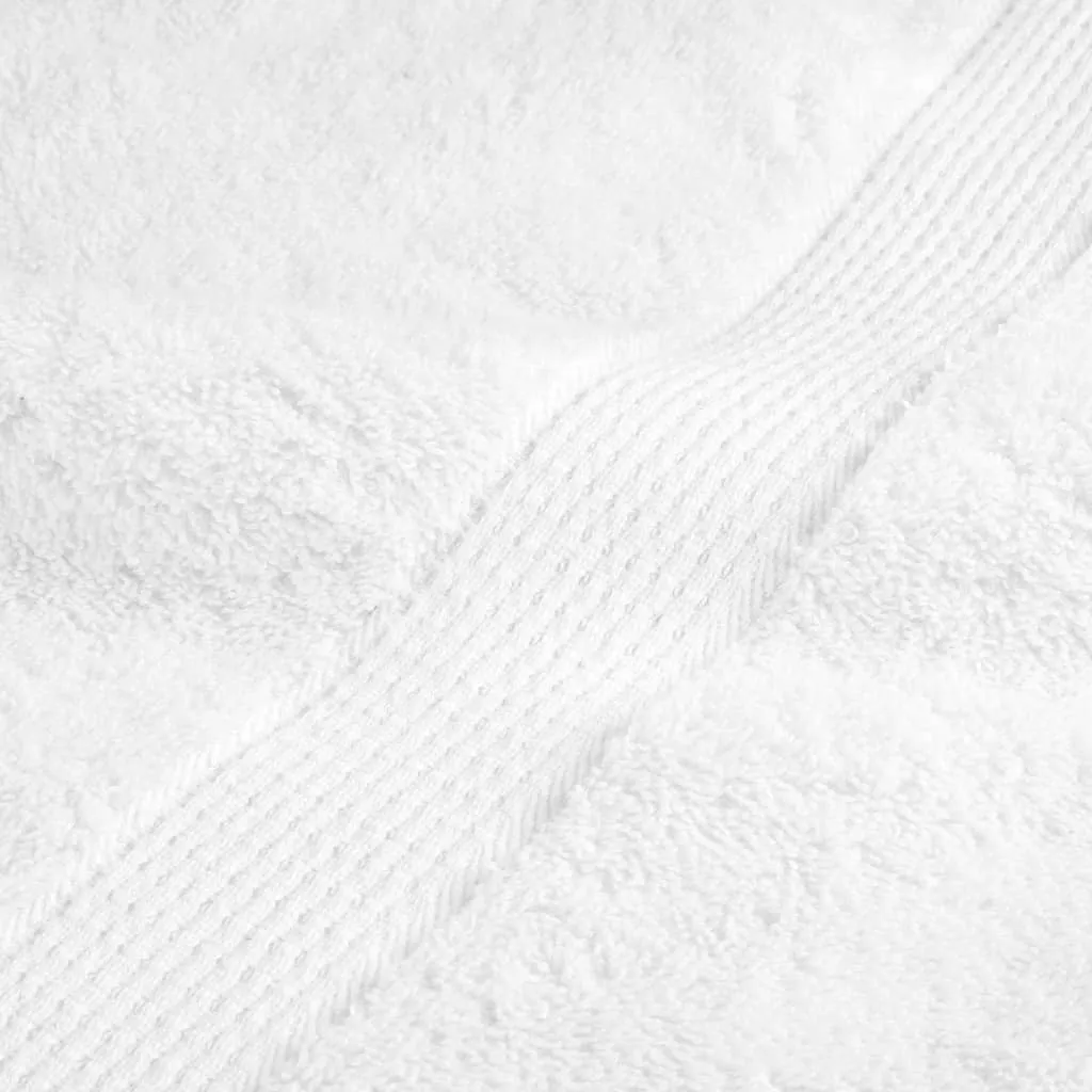 Premium Bath Towels 10pcs White 100x150cm 600gsm 100% Cotton