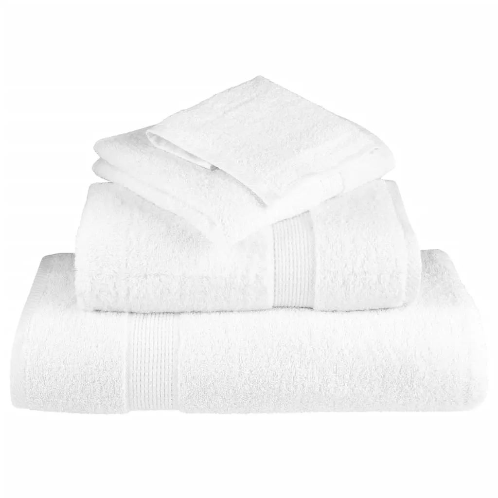 Premium Bath Towels 10pcs White 100x150cm 600gsm 100% Cotton