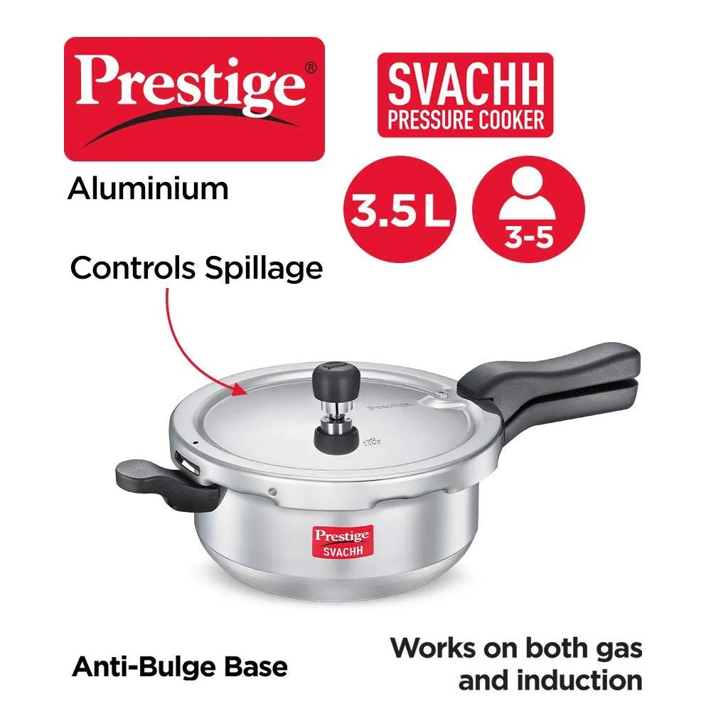 Prestige Svachh Aluminium Senior Deep Pressure Pan 3.5 L ( 10728 , Fry Pan )