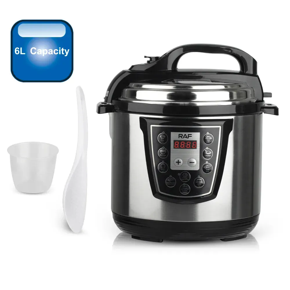 RAF Electric Pressure Cooker | 24H Appointment | 6L Capacity | Constant Temperature