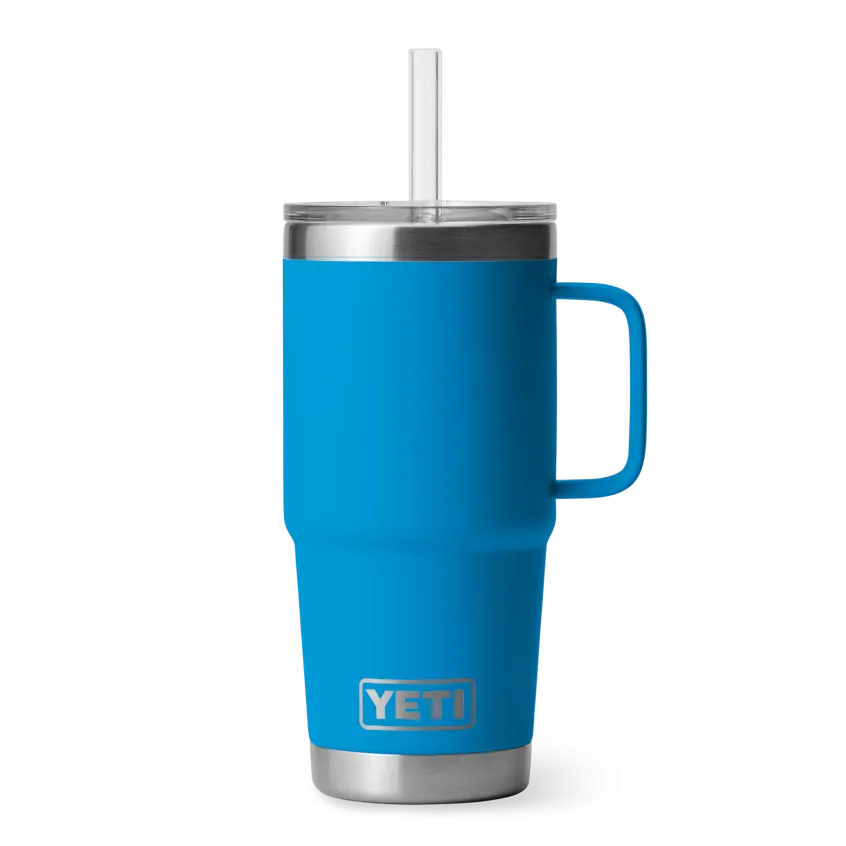 Rambler® 25 oz Mug W/Straw Lid - Big Blue Wave